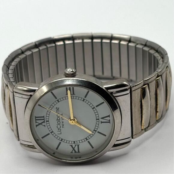 Silver Liz Claiborne Men's Watch - Picture 3 of 4